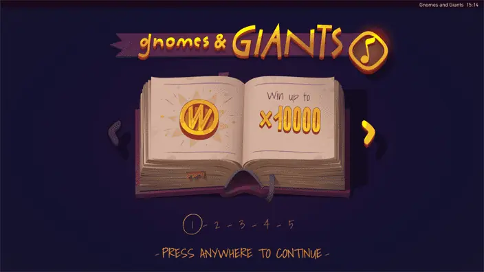 Gnomes Giants slot features