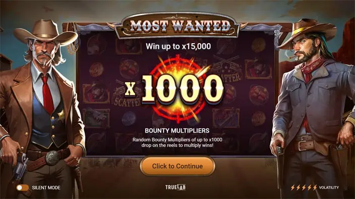 Most Wanted slot features