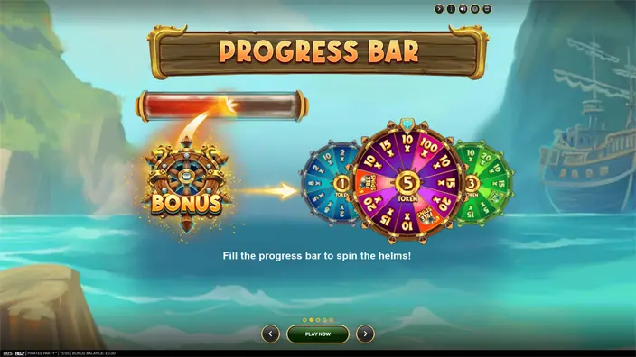 Pirates Party slot features