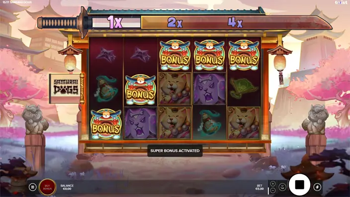 Samurai Dogs slot free spins