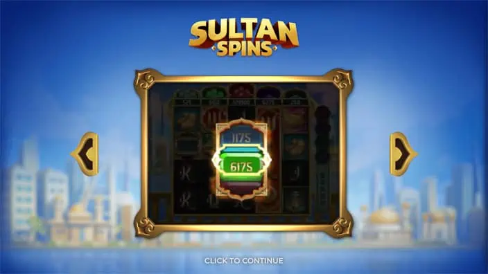 Sultan Spins slot features