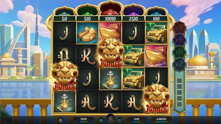 Sultan Spins slot free spins