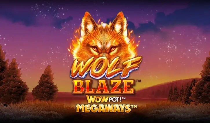Wolf Blaze WowPot! Megaways slot cover image