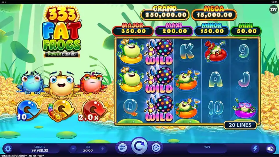 333 Fat Frogs Power Combo slot