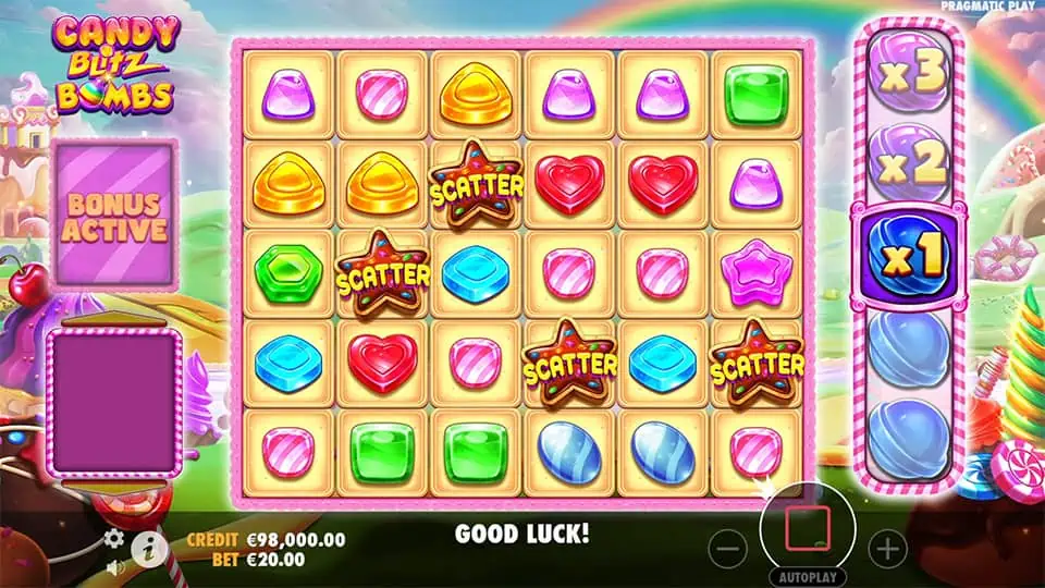 Candy Blitz Bombs slot free spins