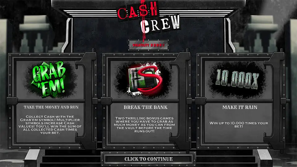 Cash Crew slot features