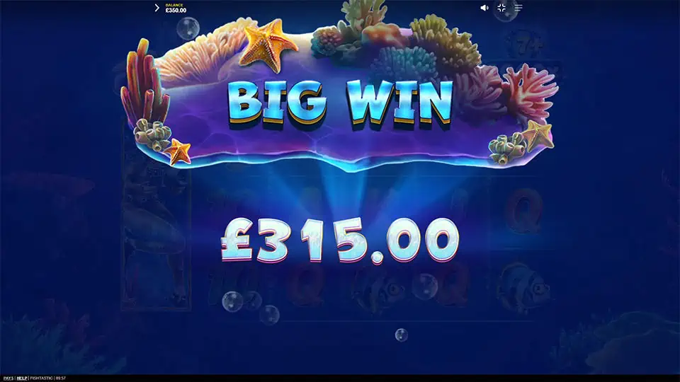 Fishtastic slot big win