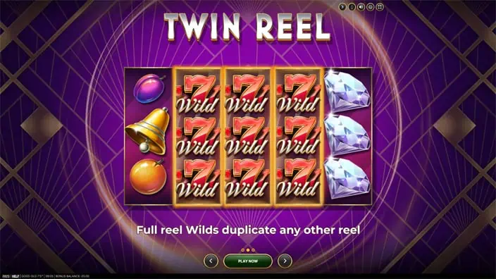 Good Old 7s slot feature twin reel