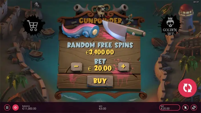 Gunpowder slot bonus buy