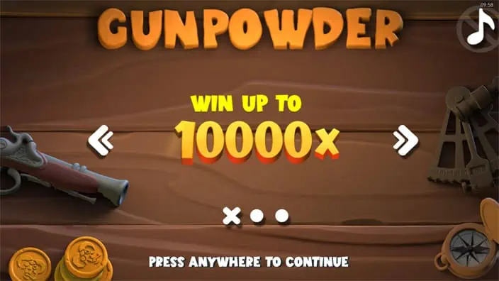Gunpowder slot features