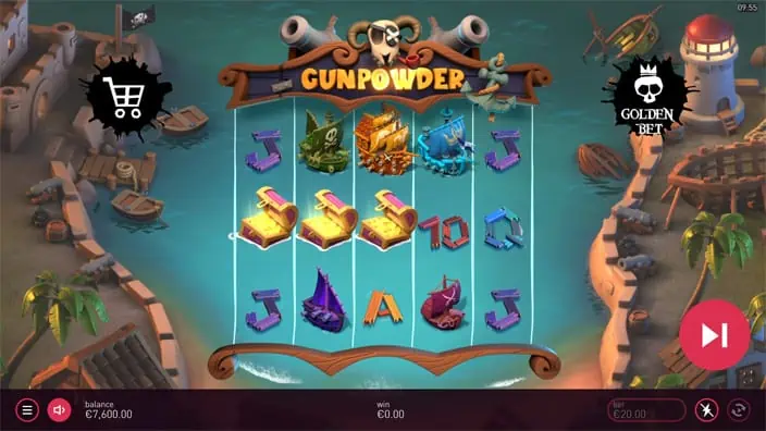 Gunpowder slot free spins