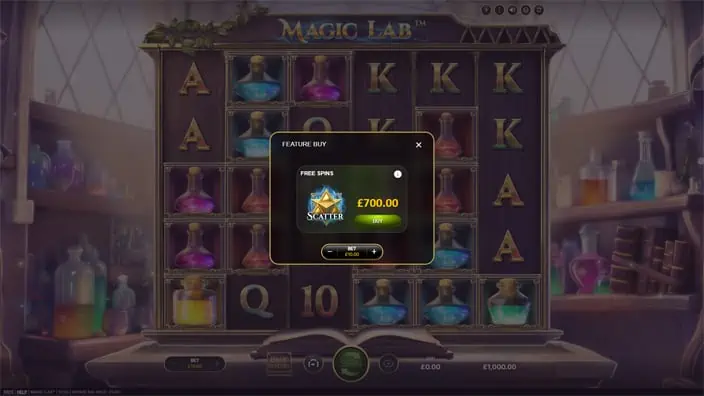 Magic Lab slot bonus buy