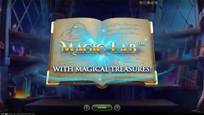 Magic Lab slot features