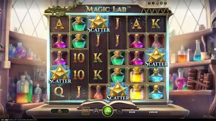 Magic Lab slot free spins
