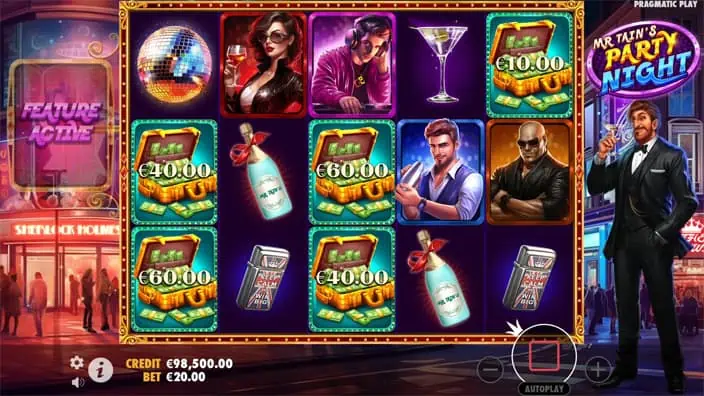 Mr Tains Party Night slot free spins