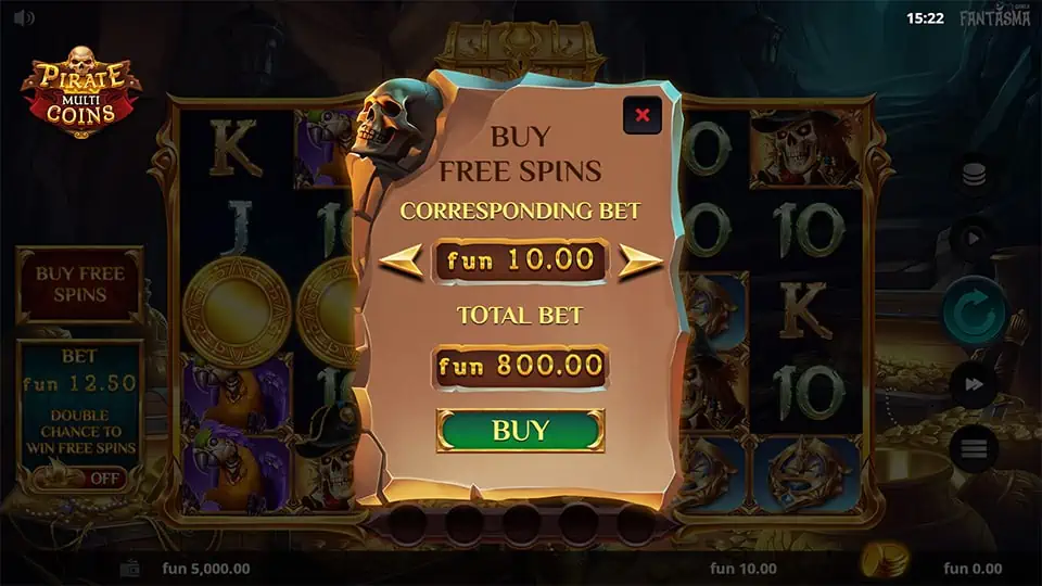 Pirate Multi Coins slot bonus buy