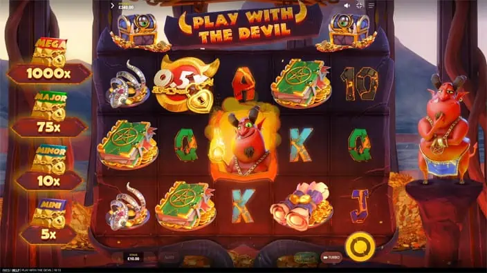Play with the Devil slot free spins