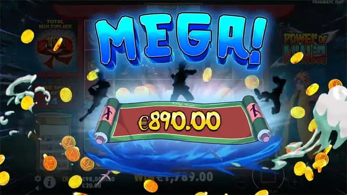 Power of Ninja slot big win