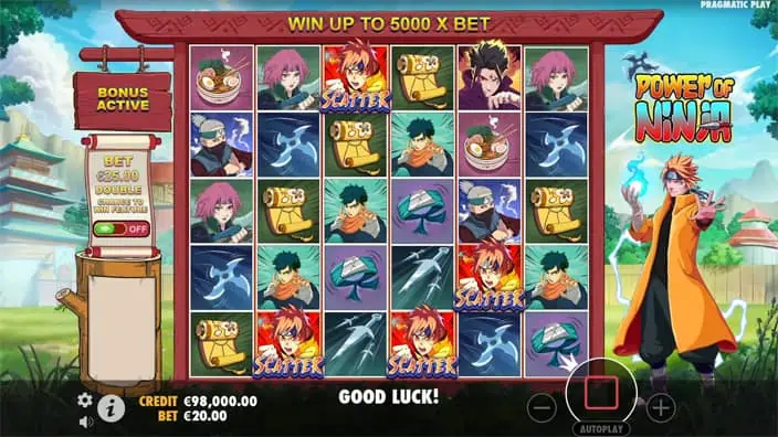 Power of Ninja slot free spins