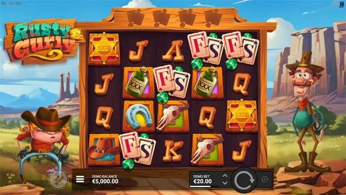 Rusty Curly slot free spins