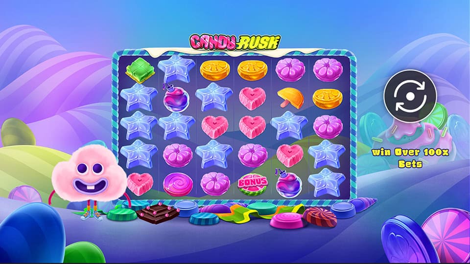 Candy Rush slot features