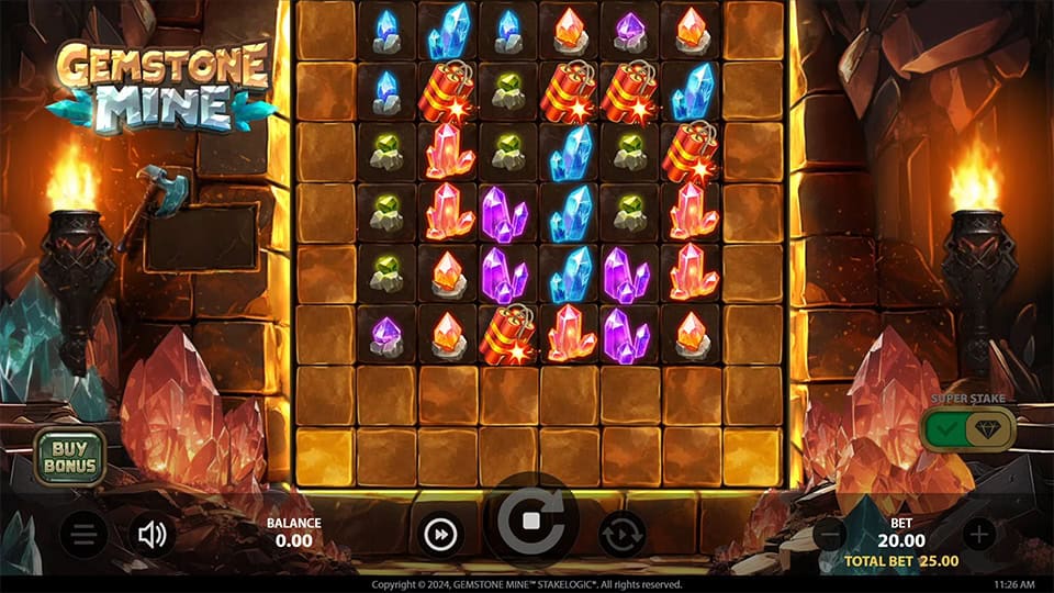 Gemstone Mine slot free spins