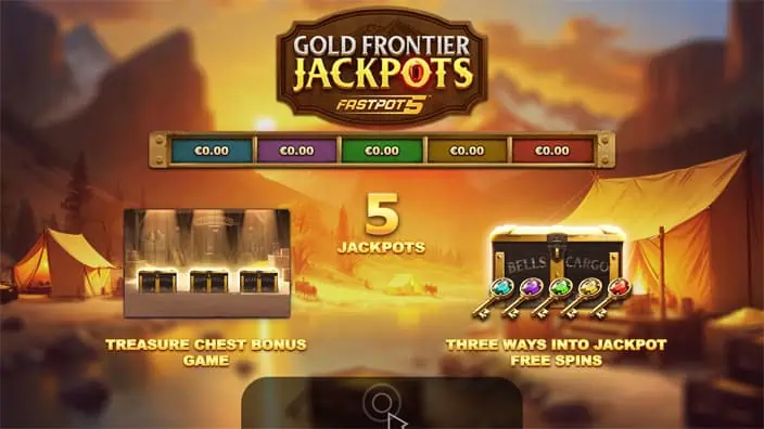 Gold Frontier Jackpots FastPot5 slot features