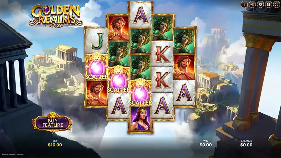 Golden Realms slot free spins