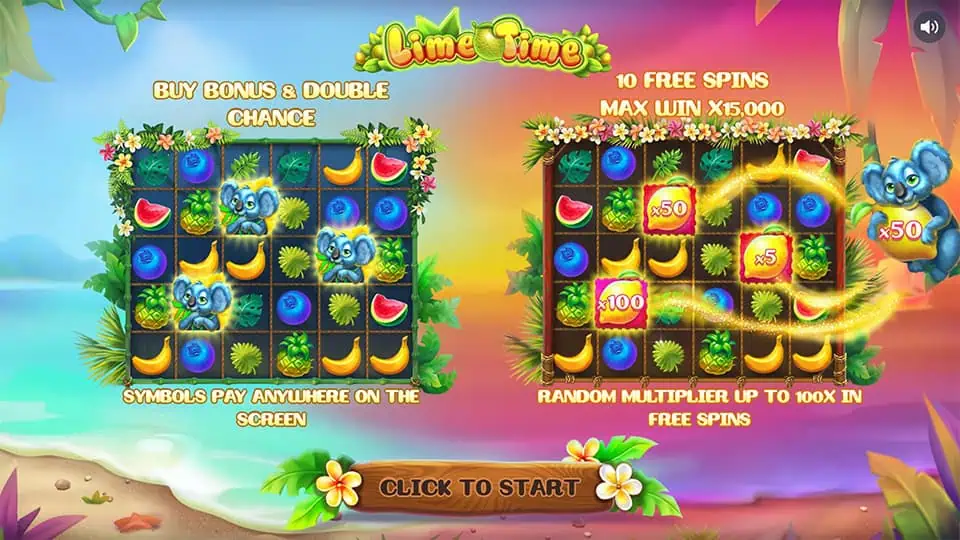 Lime Time slot features