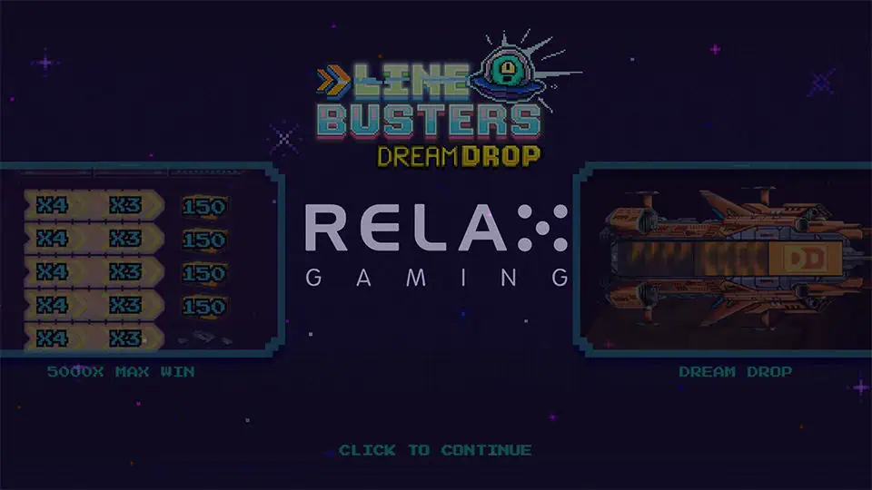 Line Busters Dream Drop slot features