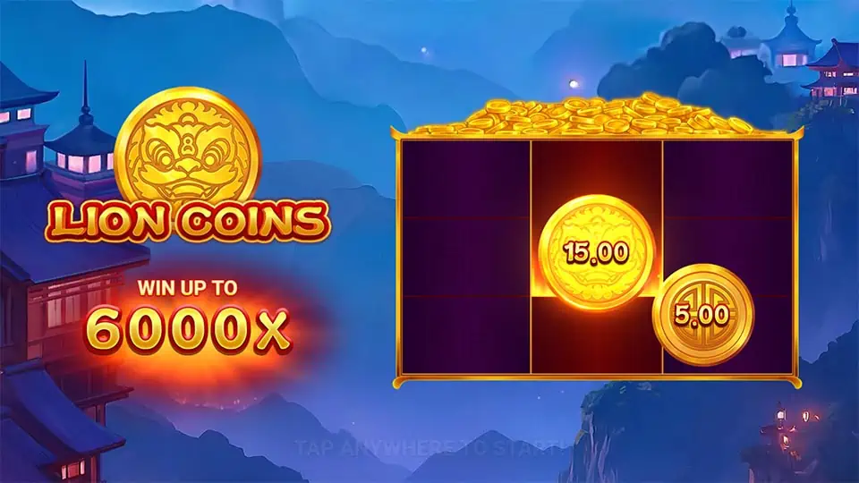 Lion Coins slot features
