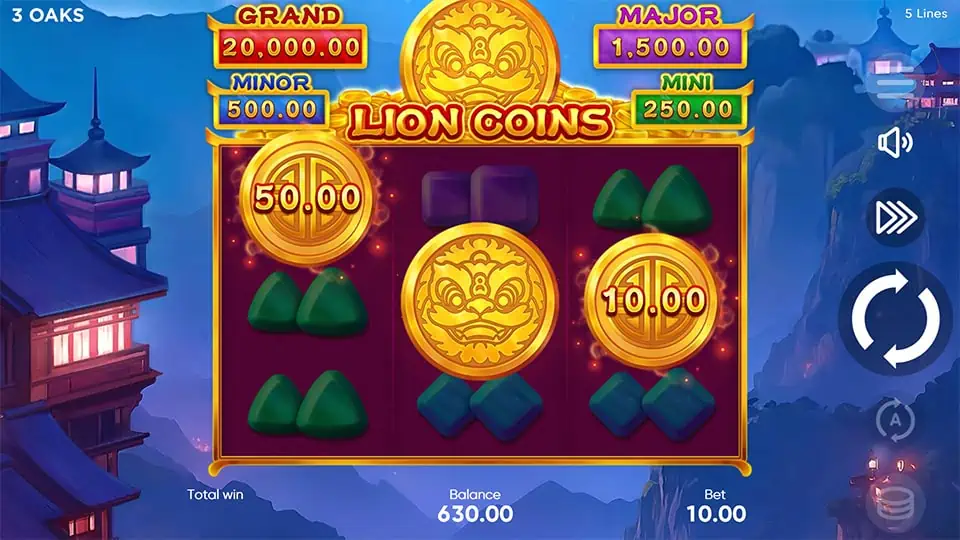 Lion Coins slot free spins
