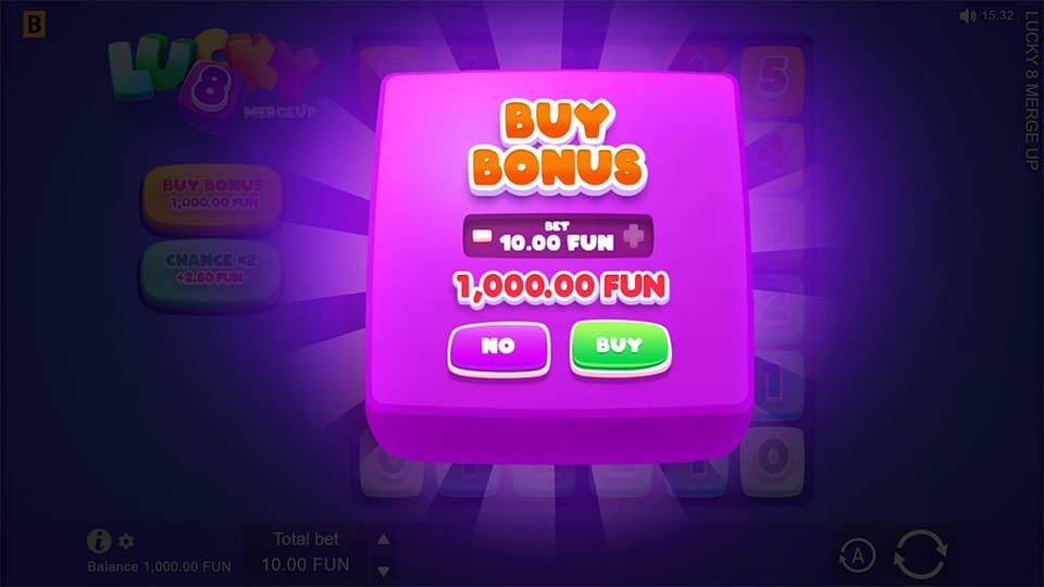 Lucky 8 Merge Up slot bonus buy