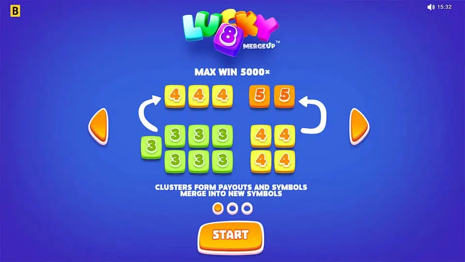 Lucky 8 Merge Up slot features