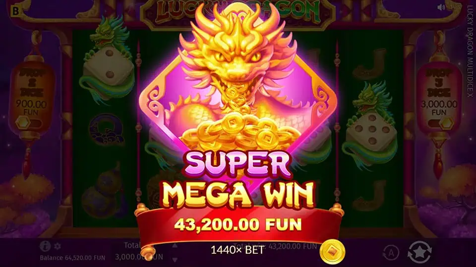 Lucky Dragon MultiDice X slot big win