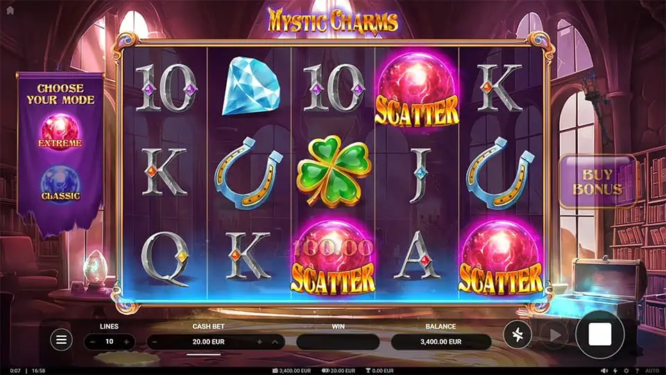 Mystic Charms slot free spins