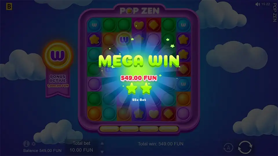 Pop Zen slot big win