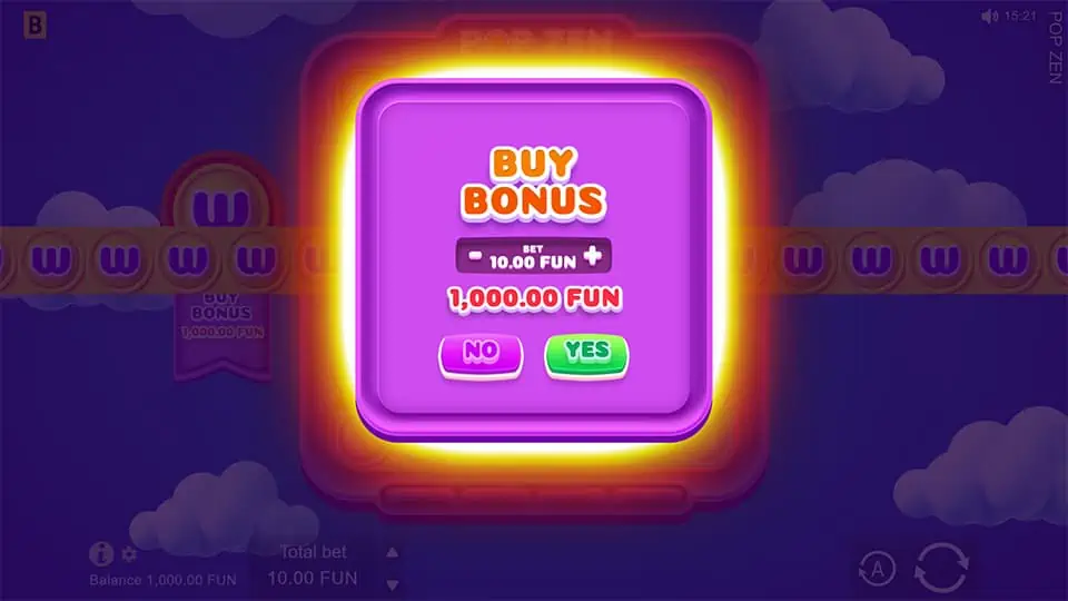 Pop Zen slot bonus buy