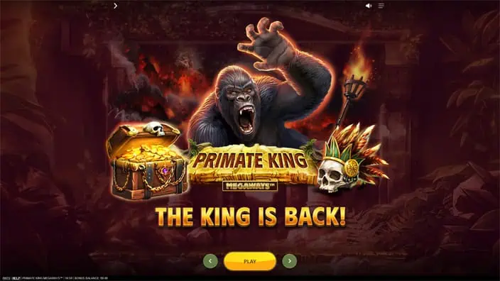 Primate King Megaways slot features