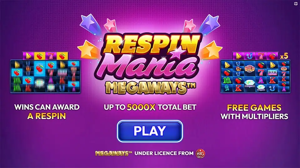 Respin Mania Megaways slot features