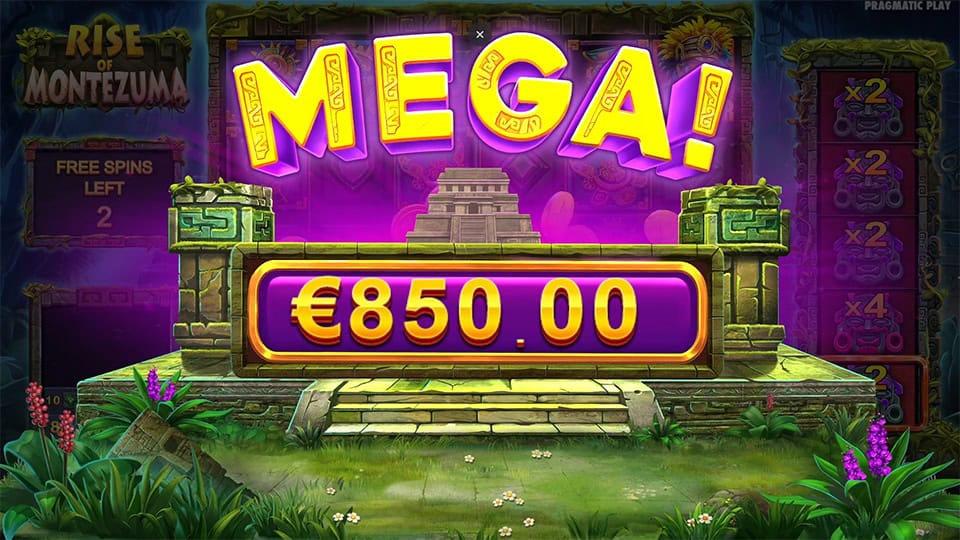 Rise of Montezuma slot big win