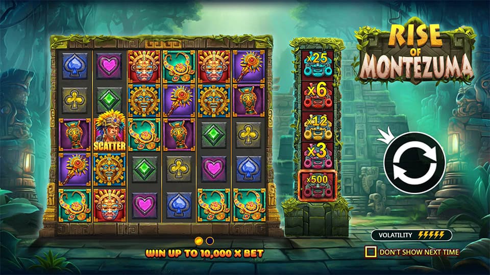 Rise of Montezuma slot features