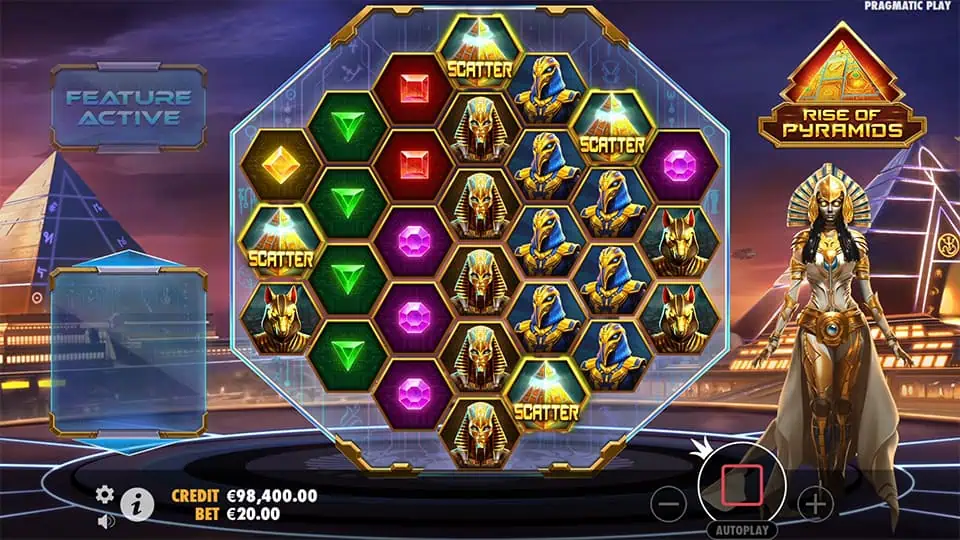Rise of Pyramids slot free spins