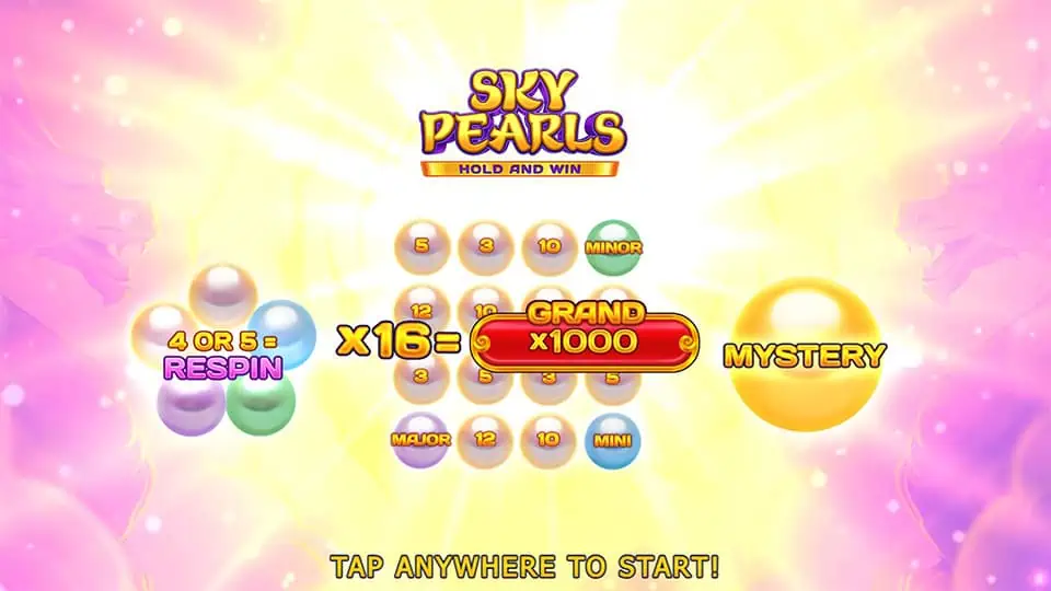 Sky Pearls slot features