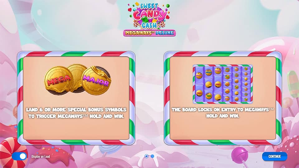 Sweet Candy Cash Megaways Deluxe slot features