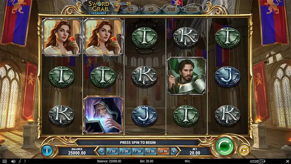 The Sword and the Grail Excalibur slot