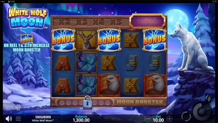 White Wolf Moon slot free spins