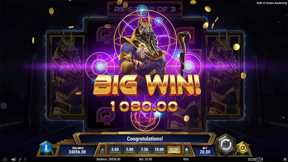 Ankh of Anubis Awakening slot big win