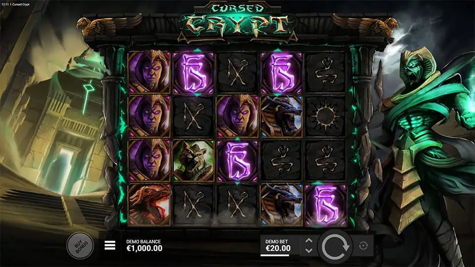 Cursed Crypt slot free spins