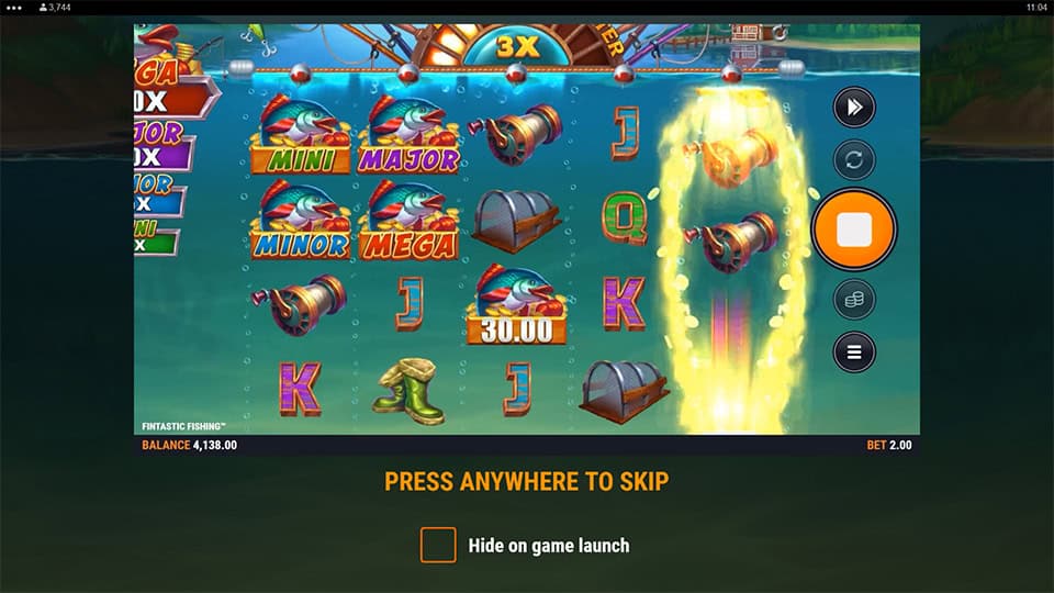 Fintastic Fishing slot features